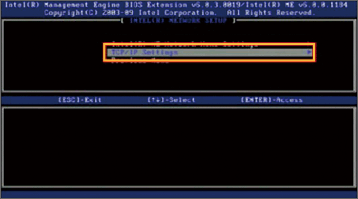 TCP/IP Settings画面
